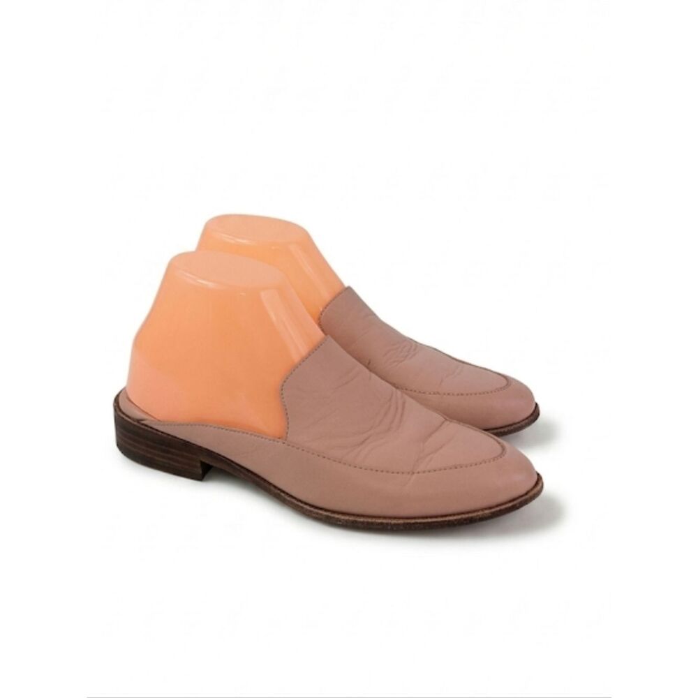 Madewell Frances Blush Pink Leather Loafer‎ Women's Mule